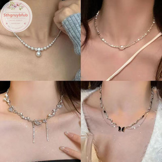 Sthb Ngọt Ngào Không Đều Tối Giản Tính Khí Ngọc Trai Cổ Dây Xích sel Choker Dây Chuyền Nữ Kỷ Niệm Hợp Thời Trang Trang Trang Sức Quà Tặng VN