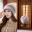Mũ Bonnet CHEESELY, Mũ Dệt Kim Thanh Lịch Dệt Kim, Giữ Ấm Chống Gió Lạnh Người Cao Tuổi Mũ Len Thể Thao Ngoài Trời
