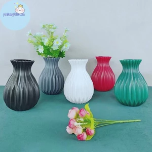 Pufangbliss 1 Chiếc Bình Hoa Bắc Âu Giả Gốm Nhựa Hoa Bình Hoa Phòng Khách Để Bàn Trang Trí Đám Cưới Trung Tâm Sắp Xếp VN