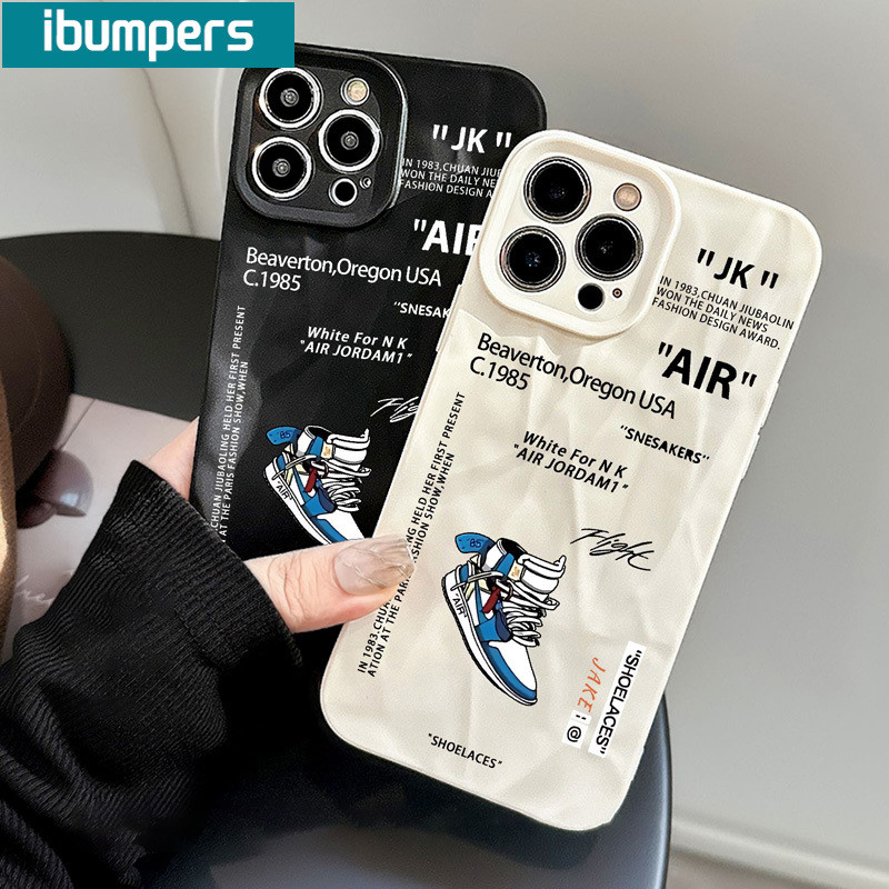 ibumpers Ốp Lưng iPhone Nike Ốp Điện Thoại Silicon Mềm Chống Sốc Chống Bẩn Cho Iphone 16 15 14 12 13 11 Pro Max IP 7 8 Plus X XS XR