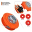 Yylingx 1 Đầu Tông Đơ Cỏ, Với 2 Cáp Đầu Cắt Bàn Chải Nylon, Cho Máy Cắt Cỏ Đa Năng Hợp Kim Nhôm Đầu Dây Cắt Cỏ