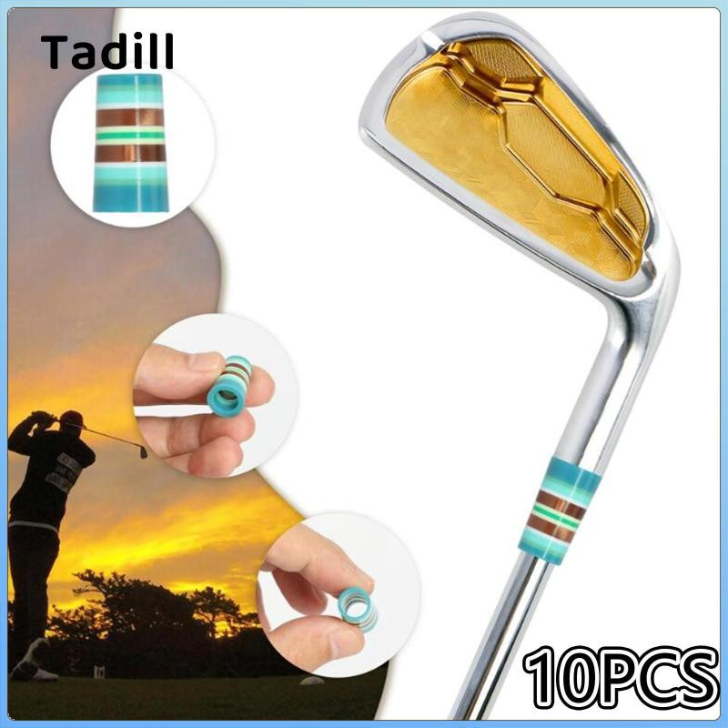 Tadill 10 Chiếc Sắt Ferrules Câu Lạc Bộ Phụ Kiện Sửa Chữa .370 Câu Lạc Bộ Trục Ferrules Cho Khóa Học Golfer Người Mới Bắt Đầu Thể Thao Ngoài Trời