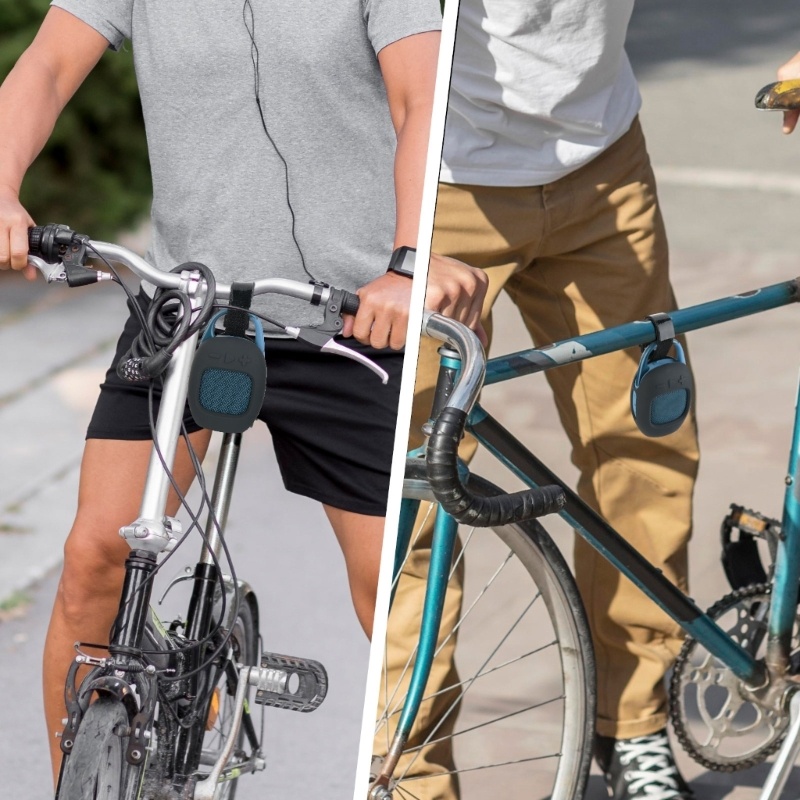Vỏ du lịch silicon chống nước WU cho loa di động Clip 5 có Carabiner