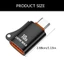 Đầu nối Star USB Type C sang USB A Bộ chuyển đổi đồng bộ hóa nhanh 10Gbps Bộ chuyển đổi nhôm OTG