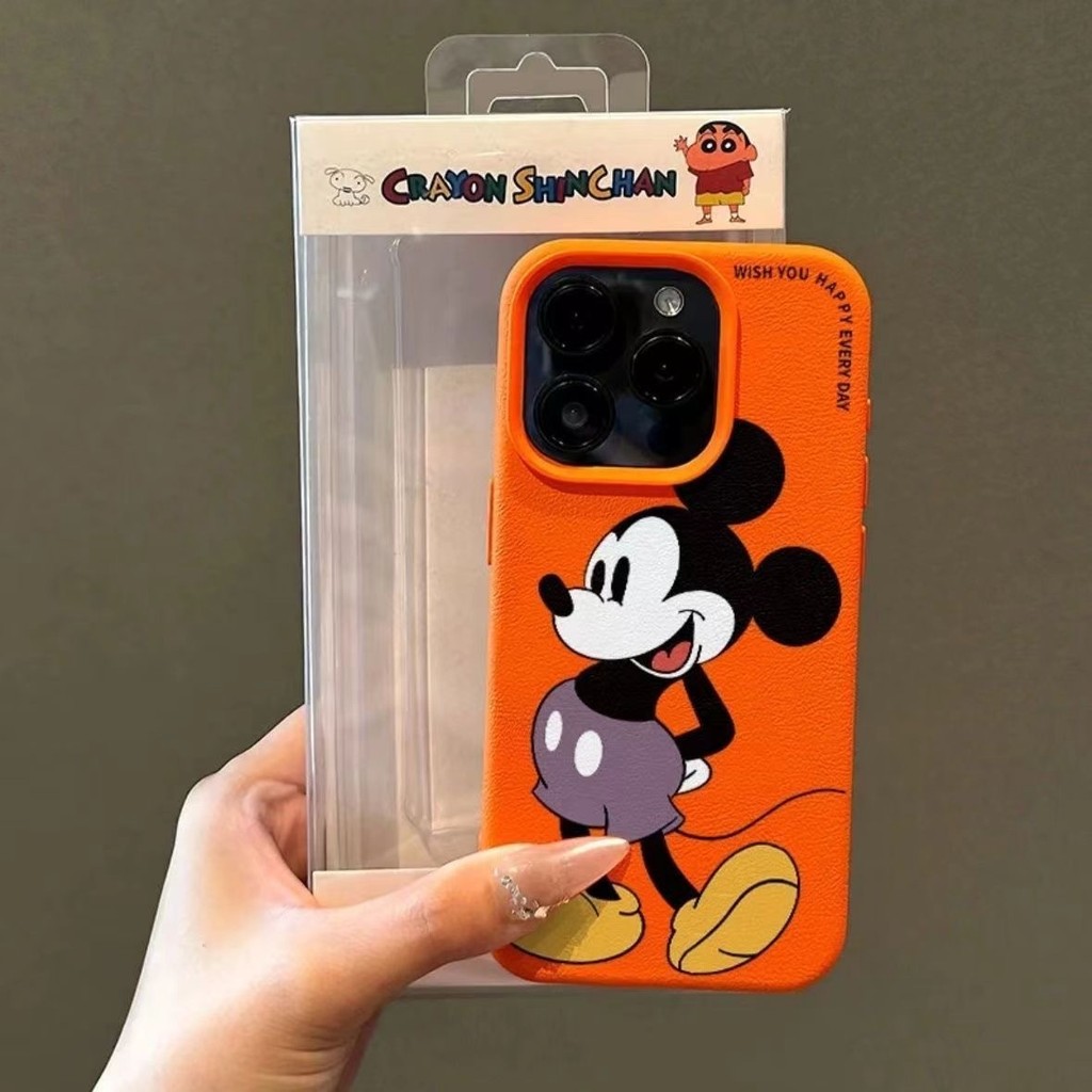 Ốp điện thoại 15promax/14PRO thích hợp dùng cho Mickey đeo hông chống va đập Ốp mềm iPhone 13/12promax