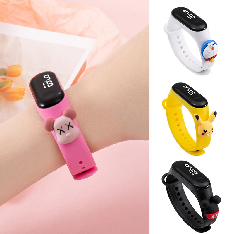 Đồng hồ thể thao ngoài trời bé trai bé gái có dây đeo chống rách có thể điều chỉnh cho bé trai bé gái Thể thao ngoài trời