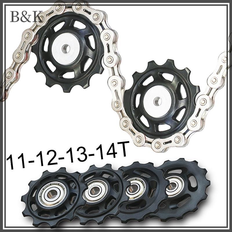 Lady 2 Chiếc 11T 12T 13T 14T Vòng Bi Bánh Xe Hướng Dẫn Phía Sau Xe Đạp Đường Bộ Jockey Phía Sau Derailleur Ròng Rọc Con Lăn Cho Bộ Sửa Chữa VN