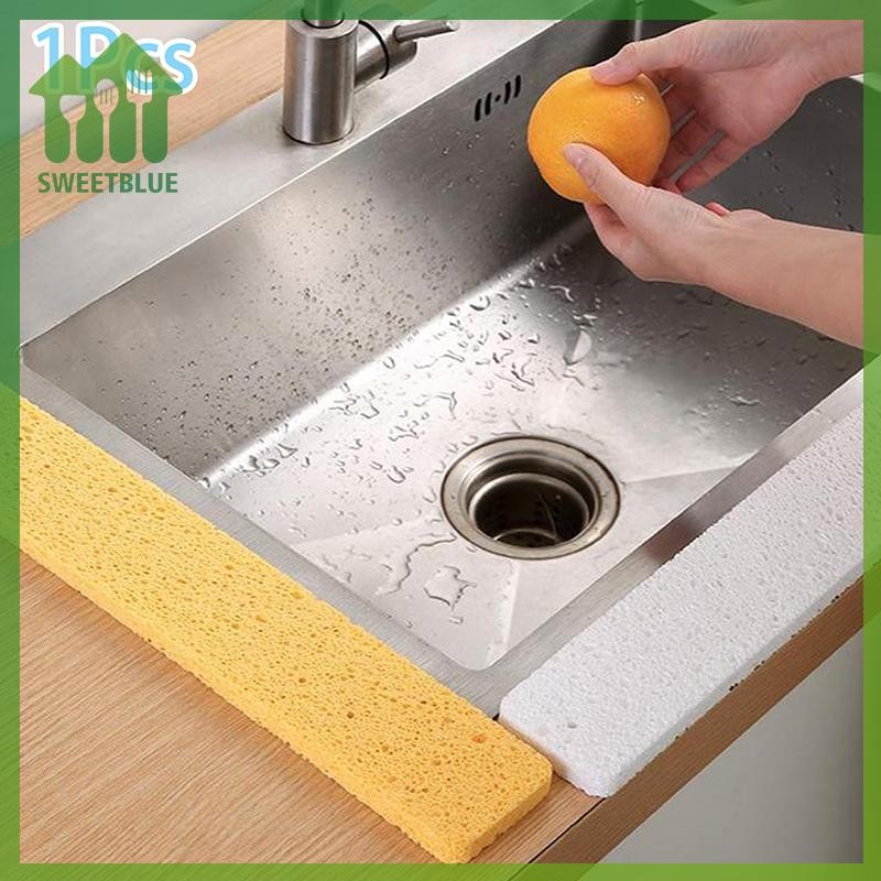 SWEET Bồn Rửa Nhà Bếp Splash Guard Bọt Biển Có Thể Điều Chỉnh Món Ăn Sấy Thảm Phòng Tắm Bồn Rửa Nước Bắt Thảm Thấm Hút Mặt Bàn Bảo Vệ n