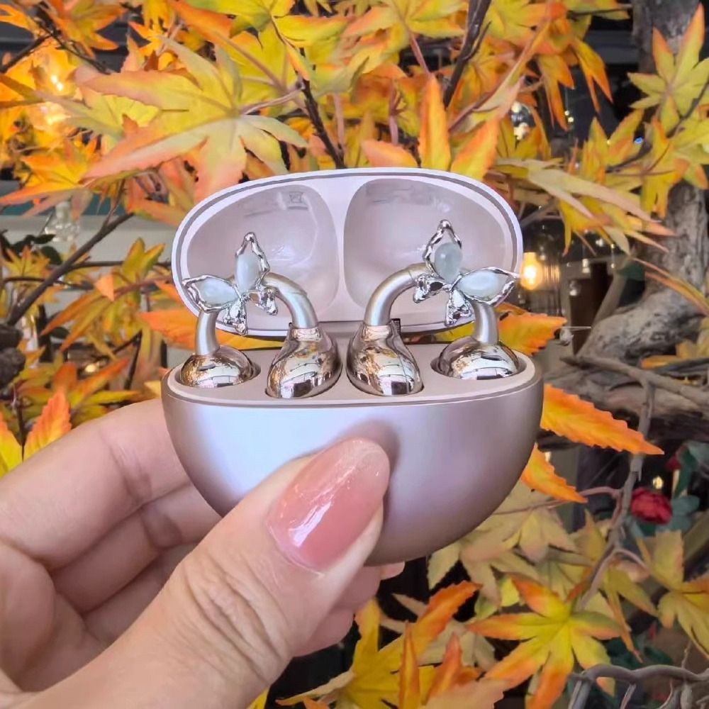 Khóa đường kính tai nghe MERIGGIARE, Kẹp trang trí tai nghe trang trí DIY, Zircon có thể tháo rời Dễ dàng lắp đặt Phụ kiện tai nghe