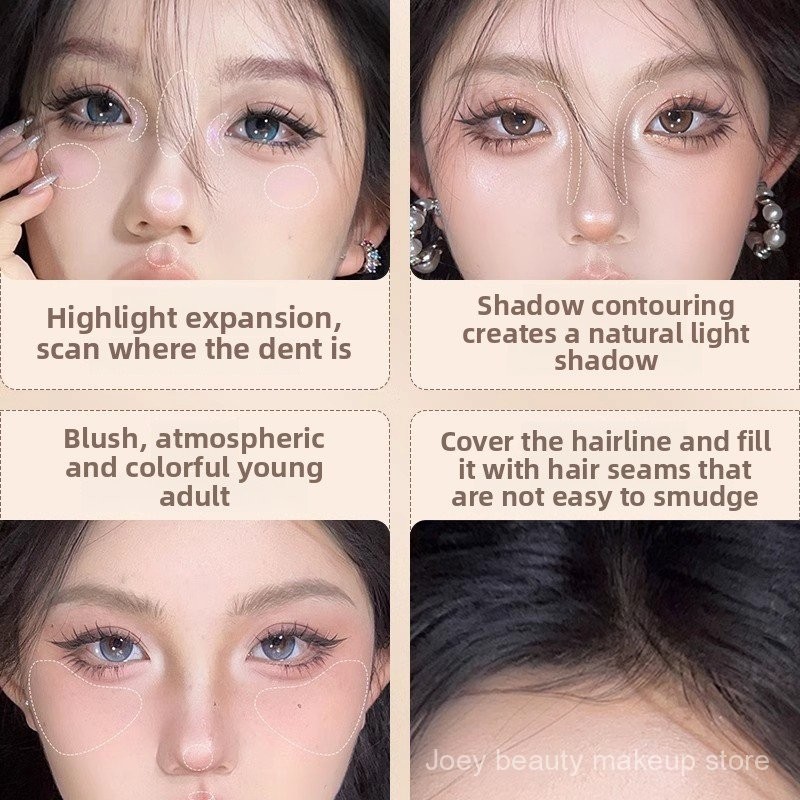 VEECCI Điểm Nổi Bật Kết Hợp Đĩa Sửa Đổi Mặt Blush Mũi Bóng Làm Sáng Nước Mắt Yên Tĩnh Mặt Tự Nhiên Nổi Bật Đĩa Kết Hợp 1N3N