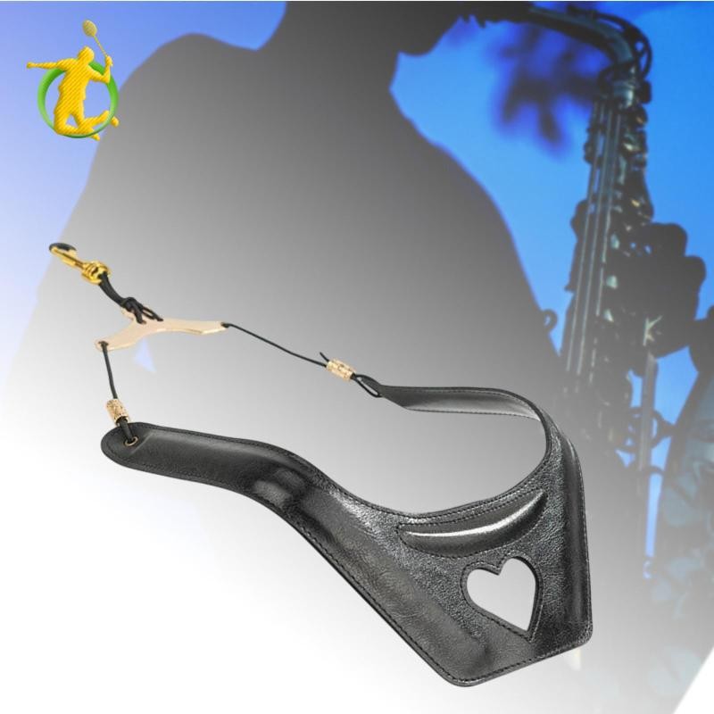 Saxophone Dây Đeo Vai Có Thể Điều Chỉnh Thoải Mái Tiện Lợi Da PU Sax Dây Đeo Cho Tenor Baritone Soprano Alto Saxophone