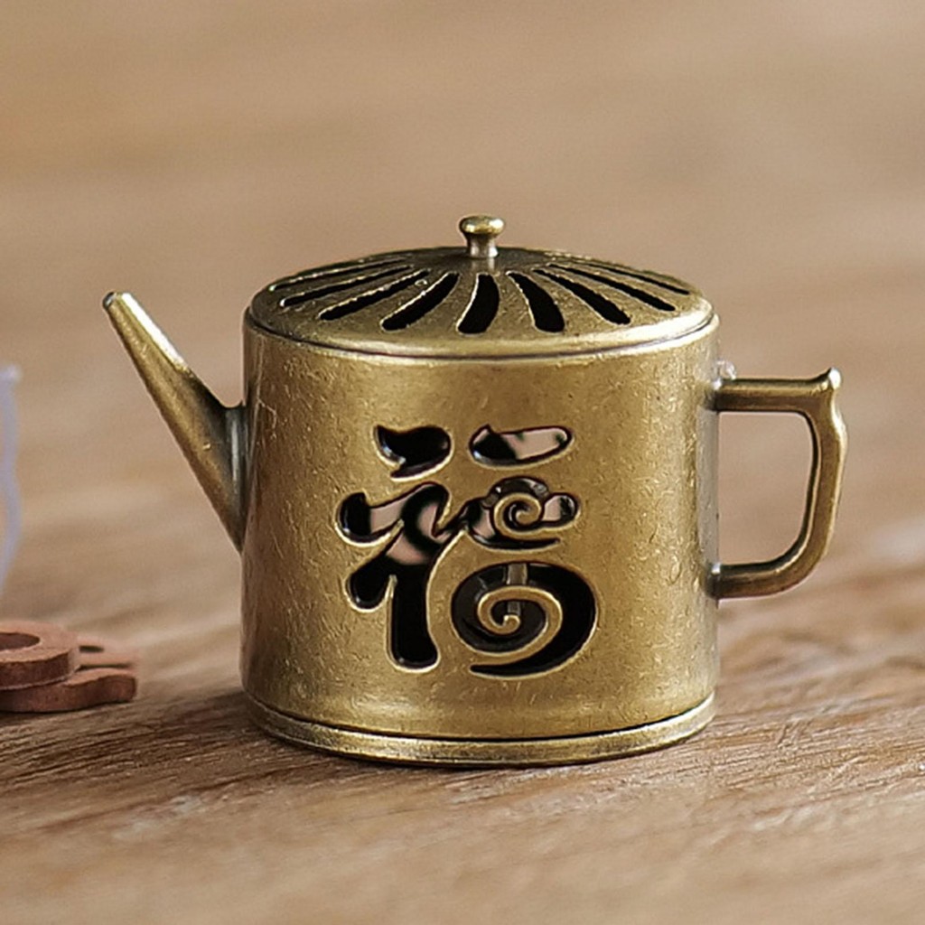 Hương Dính Đốt Giá Đỡ Hợp Kim Kẽm Lư Hương Làm Mới Khuếch Tán Thiết Bị Cho Phòng Trà Cửa Hàng Nhà Bếpidaevn