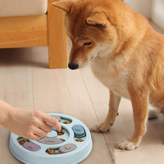 Đồ chơi cho chó - Đồ chơi xếp hình thức ăn cho chó / mèo Đồ chơi xếp hình tương tác chống rung để phân phối chậm cho thú cưng Câu đố điều trị cho chó