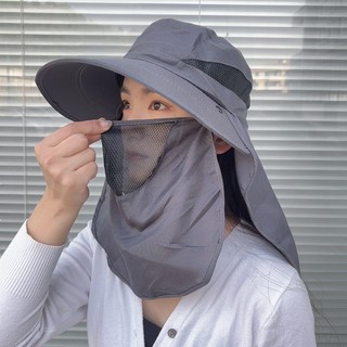 Mũ chống nắng mềm mại cho nữ, che mặt UV thoải mái