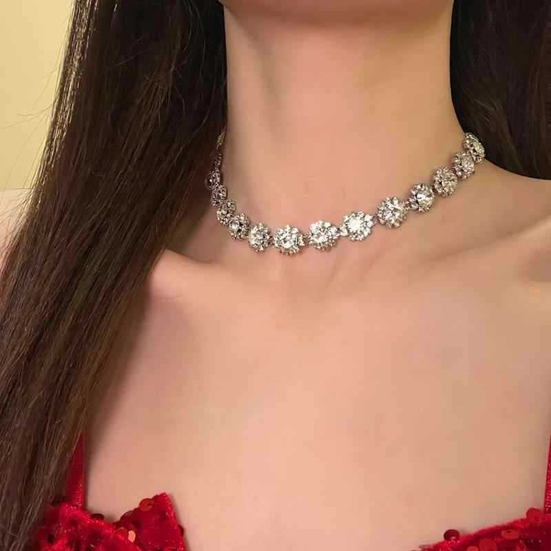 Vòng cổ nữ xương đòn cao cấp Super Flash Full Diamond