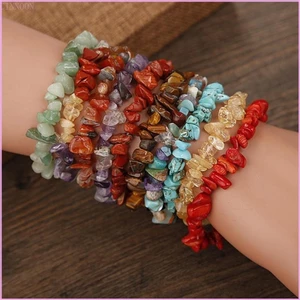 Vòng tay đá tự nhiên hạt thạch anh tím và aquamarine - Trang sức thời trang
