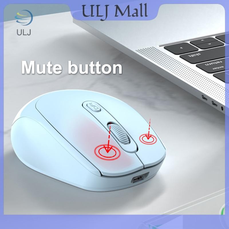 Chuột Laptop ULJ Chuột Không Dây Đa Năng Sạc Chế Độ Kép Im Lặng Nam, Nữ Chuột Văn Phòng Miniputer Phụ Kiện.