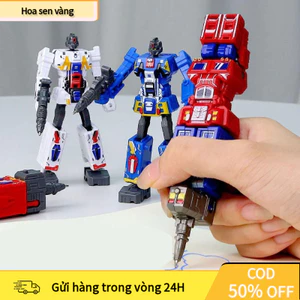 【24H】 Bút Bi Robot Thời Trang Cho Trẻ Em – Đồ Chơi Biến Hình Ngộ Nghĩnh, Chống Mài Mòn, Viết Mực Mượt Mà