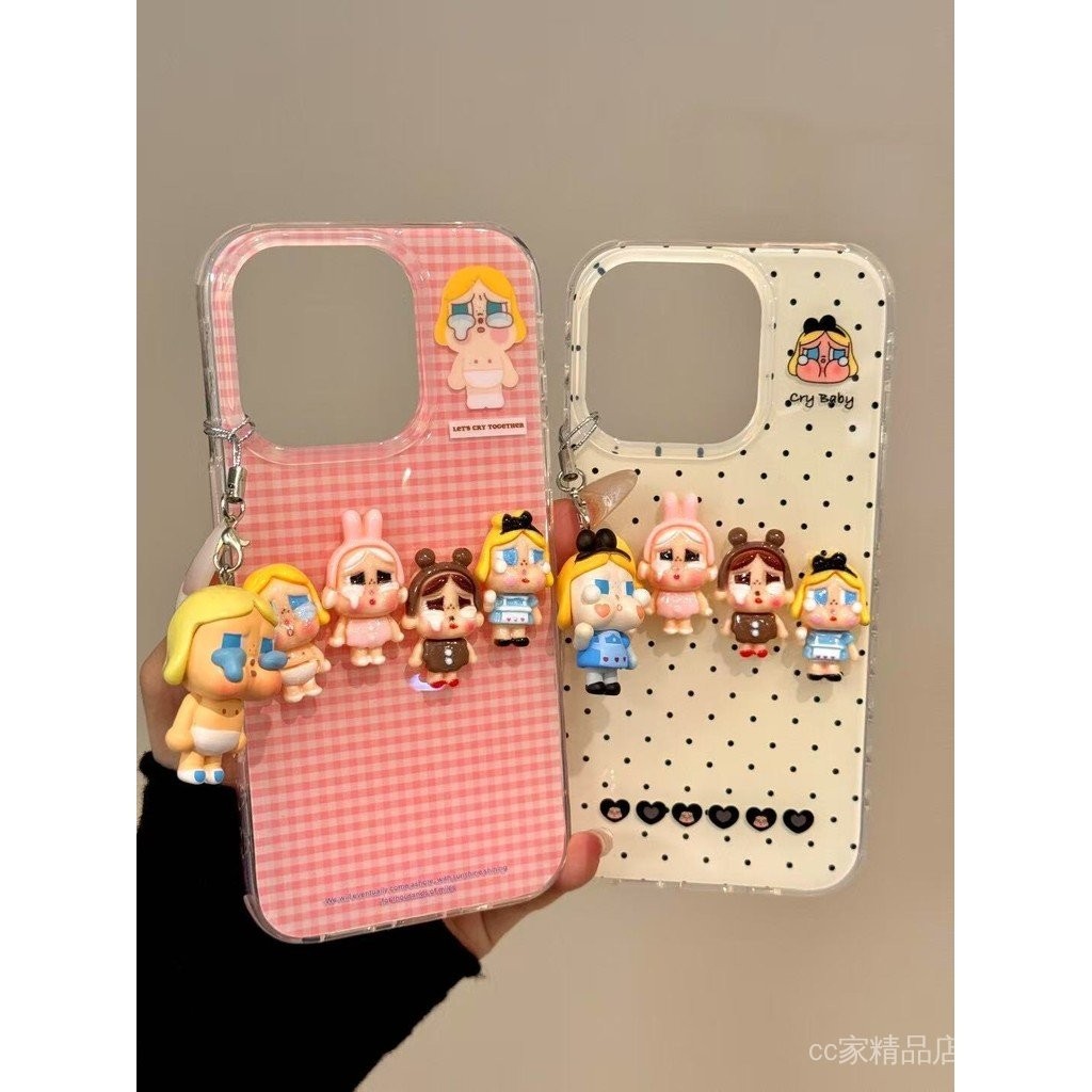 Hoạt Hình Hoạt Hình Ba Chiều Khóc Cho Bé Cảnh Sát Thích Hợp Cho iPhone1415promax Ốp Điện Thoại 16 Phong Cách Mới 13 Bao Gồm Tất Cả 12