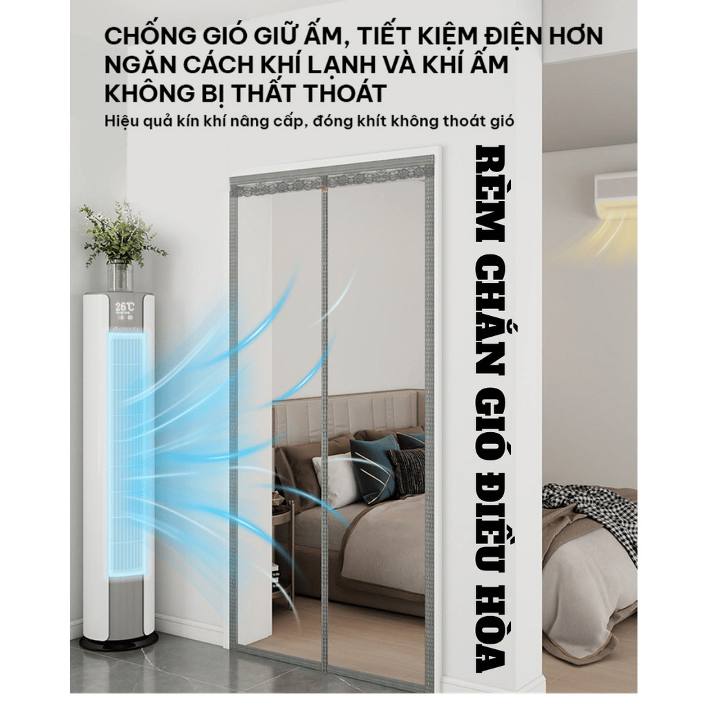 [HỎA TỐC] RÈM CỬA CHẮN GIÓ ĐIỀU HÒA PVC CAO CẤP - TỰ ĐỘNG ĐÓNG/MỞ, TIẾT ...