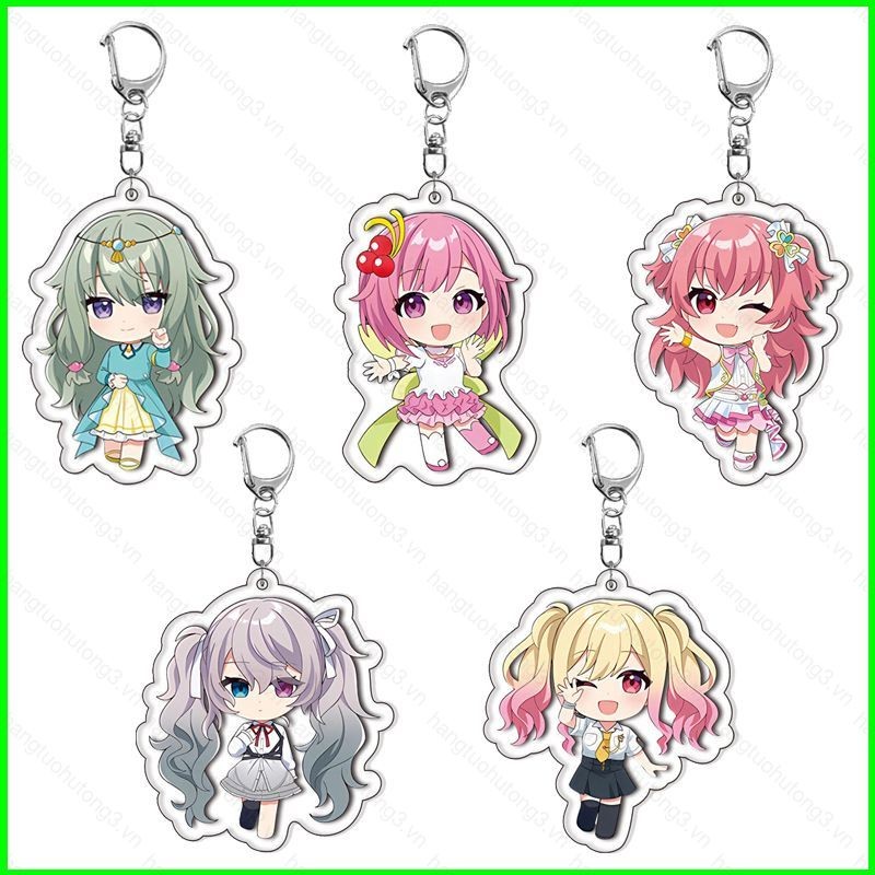 HT3 Hatsune Miku Acrylic Móc Khóa Mặt Dây Chuyền Túi Phụ Kiện Anime Ngoại Vi TH3