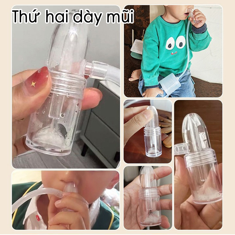 Baby Manual Nasal Suction Device Infant Nasal Aspirator Newborn Baby Nasal Congestion Nasal Passage Cleaner