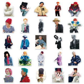 Bộ 50 Hàn Quốc Kpop Boy Star G-DRAGON Dán DIY Điện Thoại Notebook Vali Laptop Miếng Dán