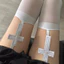 Tất Nhung Co Giãn trên Đầu Gối cho Cosplay và Lễ Hội Âm Nhạc - Phong Cách Gothic & Punk, Anti-Slip Design (2 Màu)
