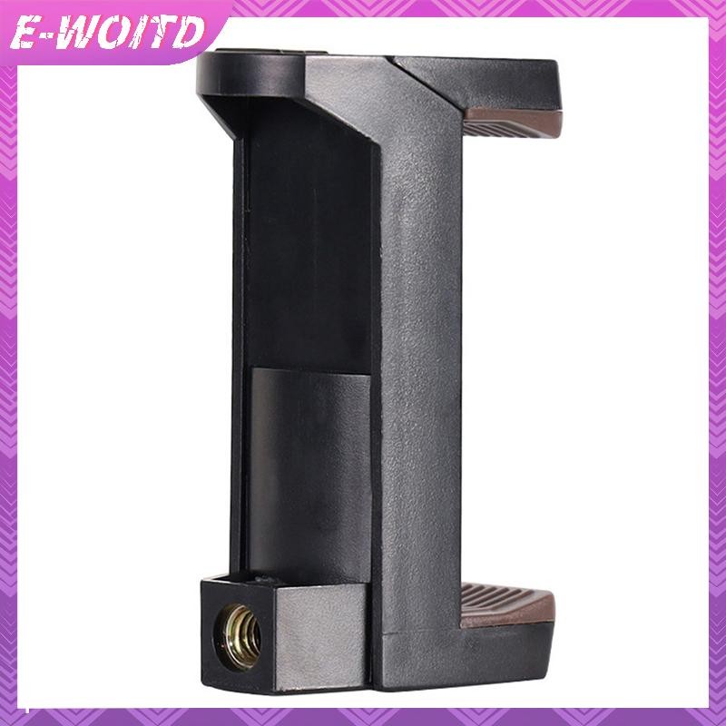 E-woitd Kẹp điện thoại đa năng cho chân máy, giá đỡ có thể thu vào, hỗ trợ quay chụp