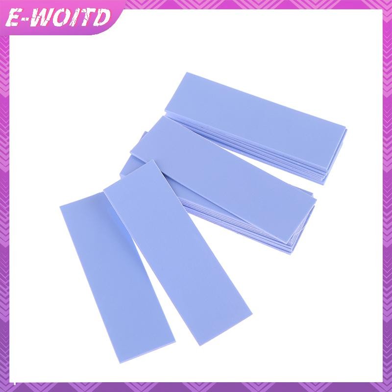 E-woitd 10 Miếng Lót Nhiệt M.2 Với Độ Dẫn Nhiệt 6.0 W / mk GPU Silicon Có Thể Tái Sử Dụng Tản Nhiệt Tấm Làm Mát Dẫn Điện HNVN