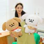 SY Maltese Sang Trọng Búp Bê Cho Bé Gái Trang Trí Nhà Dây Chó Con Nhồi Bông Đồ Chơi Gối Đệm Cho Trẻ Em Bộ Sưu Tập