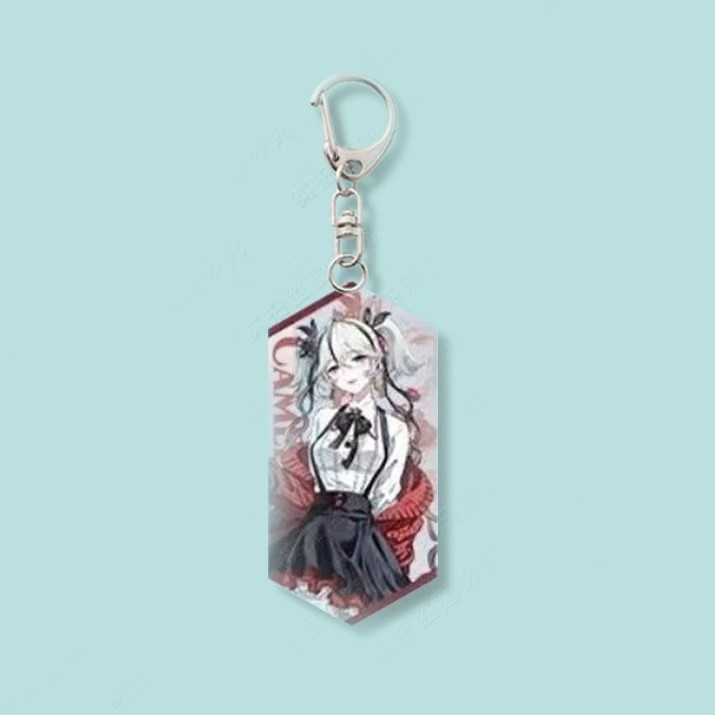 HT2 Sóng Gió Dính Móc Khóa Acrylic The Shorekeeper Mặt Dây Chuyền Yinlin Túi Phụ Kiện Anime Ngoại Vi TH2