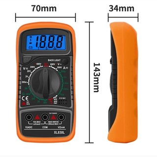 Đồng Hồ Vạn Năng Đo Điện Áp Dc Ac, Đo Dòng Và Điện Trở, Dành Cho Thợ Điện Và Người Tự Học
