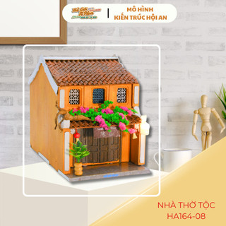 Mô hình gỗ tự lắp ráp DIY- Thế Giới Tí Hon- HỘI AN- NHÀ THỜ TỘC- HA164-08 (Sản phẩm chưa kèm keo)