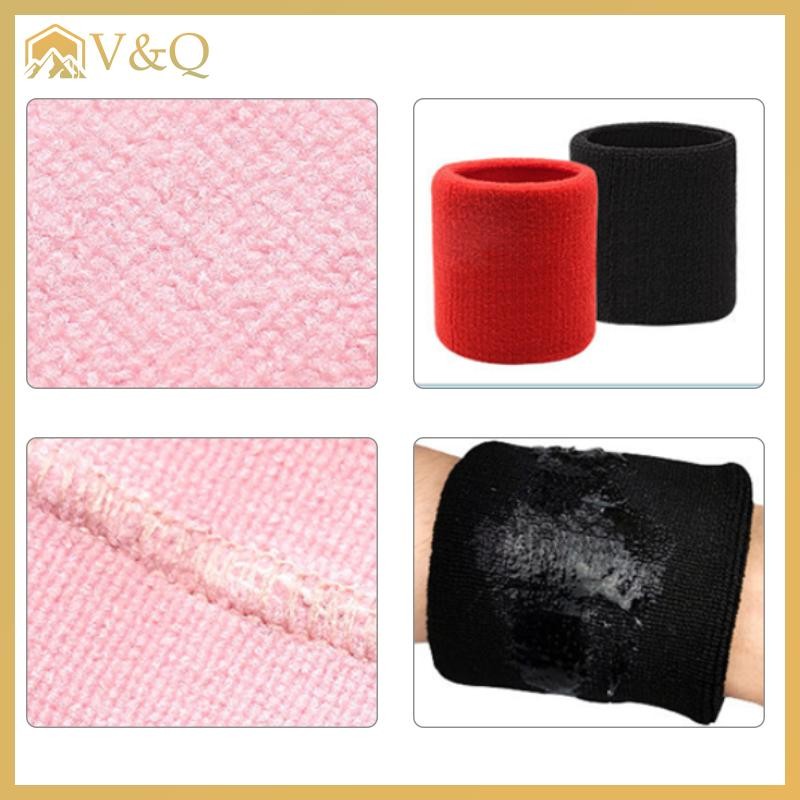 Littleloves1 Cotton Cổ Tay Hỗ Trợ Dây Đeo Tay Thể Thao Nẹp Mồ Hôi Vòng Tay Quần Vợt Bảo Vệ Dây Đeo Thể Dục Chạy Mồ Hôi Tập Gym EN