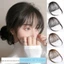 CORALTIDE Mini Fake Bangs, Tổng Hợp Đen Nâu Không Khí Nổ Tóc, Dành Cho Bé Gái Nữ Tóc Nối Dài