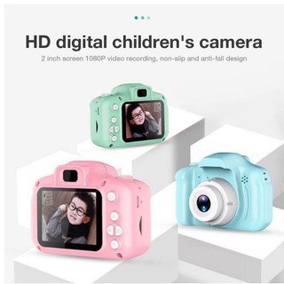 X2 HD 800W 2.0 Inch IPS 1080P Máy Ảnh Kỹ Thuật Số Mini Cho Trẻ Em Máy Ảnh Trẻ Em Máy Quay Video Trẻ Em Máy Ghi Hình Máy Ảnh