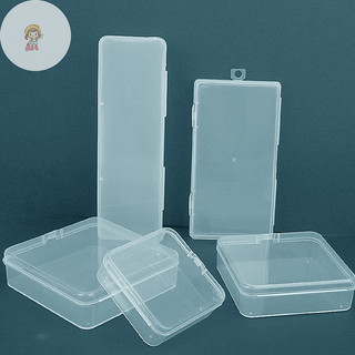 Twe PP Hộp Trong Suốt Hình Chữ Nhật Lật Hộp Bảo Quản Vuông Bao Bì Hộp Tròn Vỉ Phụ Kiện Tổ Chức Sản Phẩm Packag VN