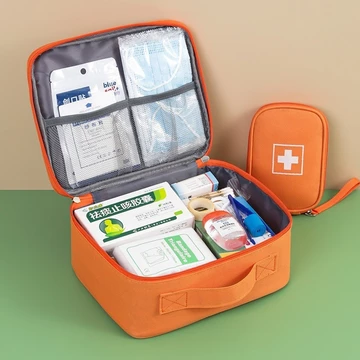 Túi đựng thuốc dung tích lớn, hộp đựng thuốc nhỏ cầm tay du lịch mini, túi y tế khẩn cấp ngoài trời.