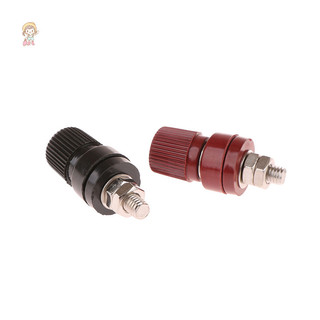 TWE M6 Thiết bị đầu cuối Bài viết bằng đồng thau Loại thiết bị đầu cuối 333 Vít ren màu đỏ và đen Nhiệt độ 6mm Vít đồng VN