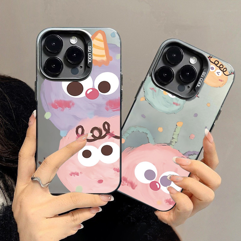 Ốp Điện Thoại Cho Xiaomi Mi 11 Lite 5G NE Mi 14 13 12 12T 13T Pro Poco F6 F5 X5 X6 M6 Pro 4G Monster Ball Vitality Vỏ Cứng Kim Loại Mạ Sang Trọng
