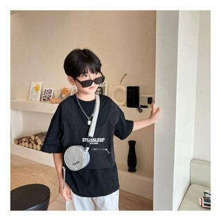 [Vận chuyển nhanh] Túi đeo chéo trẻ em HOMELYHUB, Túi đeo vai trẻ em bằng da PU tròn, Đồng xu trẻ em Mini bền bỉ