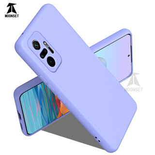 Dành Cho Redmi Note 10 Pro 4G Ốp Lưng Silicon Lỏng Nâng Cấp Có Cạnh Vuông Bảo Vệ Camera Mềm Chống Trầy Xước Lớp Lót Microfiber Chống Sốc Mỏng Vỏ