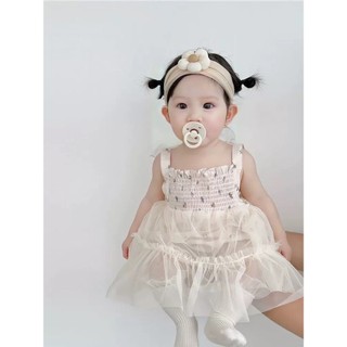 Turban Vải Đính Hoa, Băng Đô Tone Màu Pastel Phong Cách Hàn Quốc Cho Bé Gái HaminStore