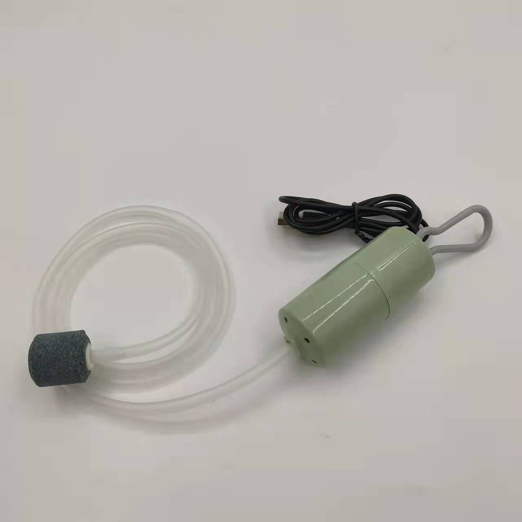 Máy Sủi Mini Kết Nối USB  Đi Câu Siêu Êm, Siêu Tiện Lợi