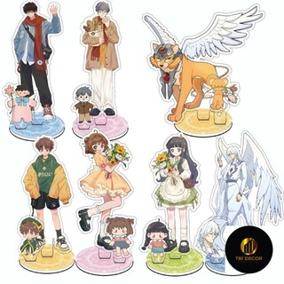 Hoạt Hình Cardcaptor Sakura Cardcaptor Sakura Doujin Ngoại Vi Acrylic Đứng Syaoran Tomoyo Tsuki Để Bàn Trang Trí