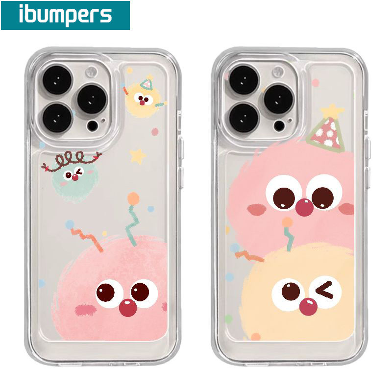 ibumpers Ốp lưng Iphone đẹp hài hước hoạt hình In hình Trong Suốt Ốp điện thoại TPU Silicone Mềm Chống sốc Chống bẩn Cho Iphone 15 14 12 13 11 Pro Max IP 7 8 Plus Iphon X XS XR