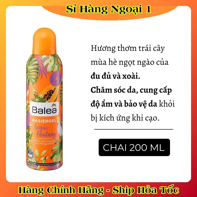 [CÓ CHE TÊN] Combo bộ Kem ức chế lông mọc chậm dưỡng da sau wax lông, cạo lông Balea Đức - Date mới Đủ Bill