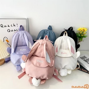 Ba lô thỏ cho bé gái mới biết đi Túi sách dễ thương Daypack Nhẹ Mẫu giáo Mầm non Ba lô 1-3 tuổi