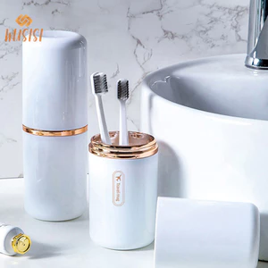 Cốc đựng bàn chải đánh răng di động du lịch Phòng tắm Hộp đựng kem đánh răng Hộp đựng Hộp đựng đồ vệ sinh du lịch Cốc lưu trữ Sáng tạo mới MỚI